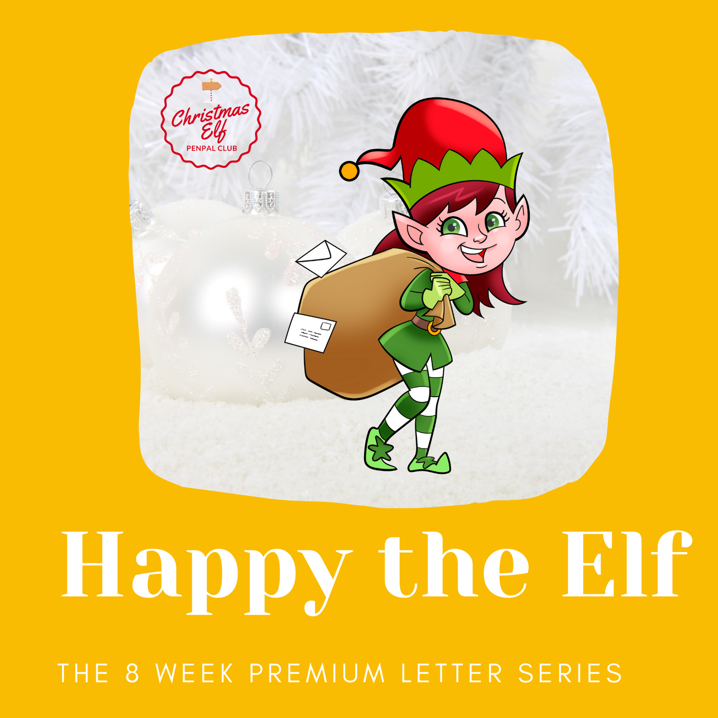 Happy the Elf 8 Week Letter Series with Door