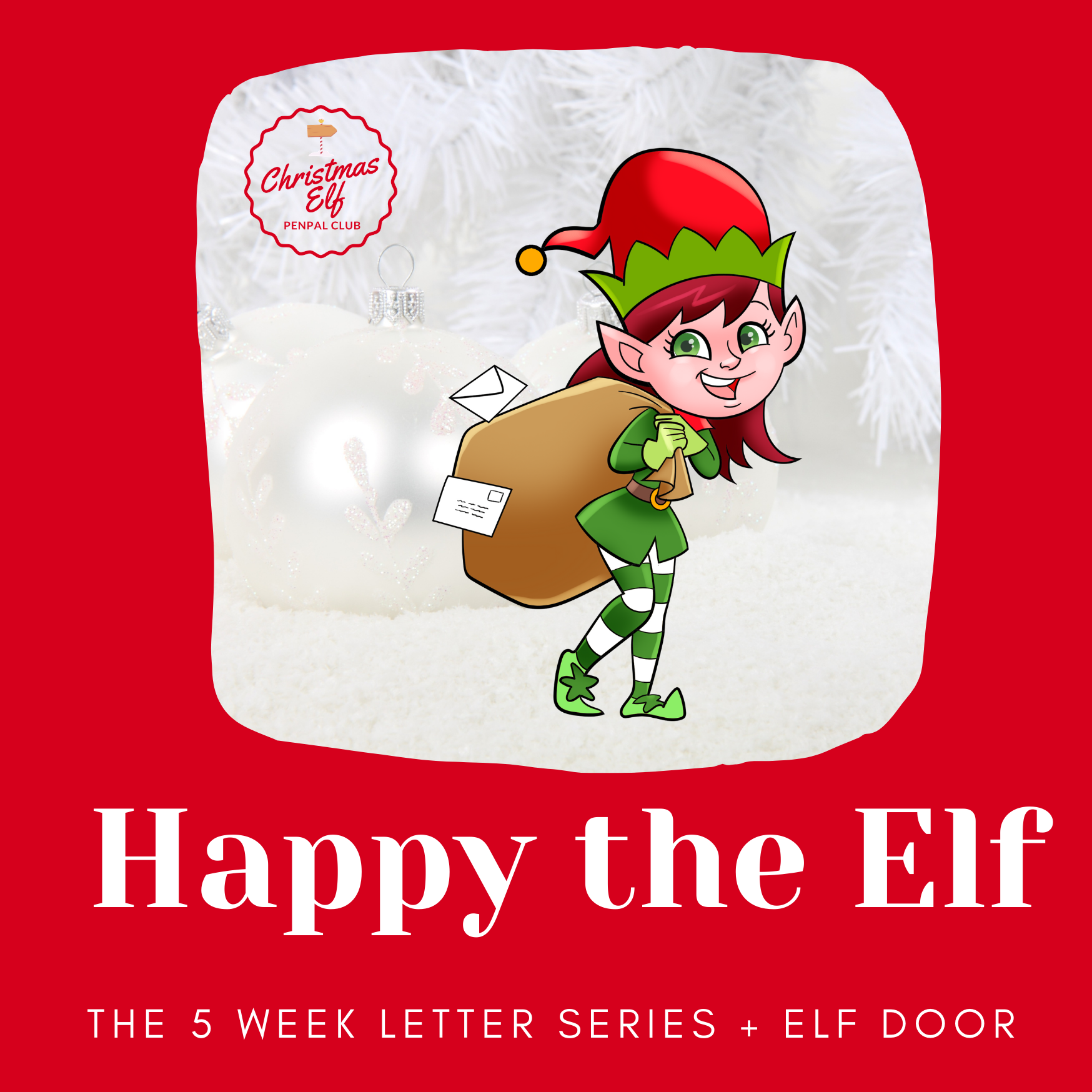 Happy the Elf 5 Week Letter Series with Door image 0